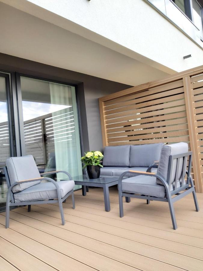 גדנסק Apartament 150 Zaspa Vvita Z Prywatnym Ogrodem I Tarasem מראה חיצוני תמונה