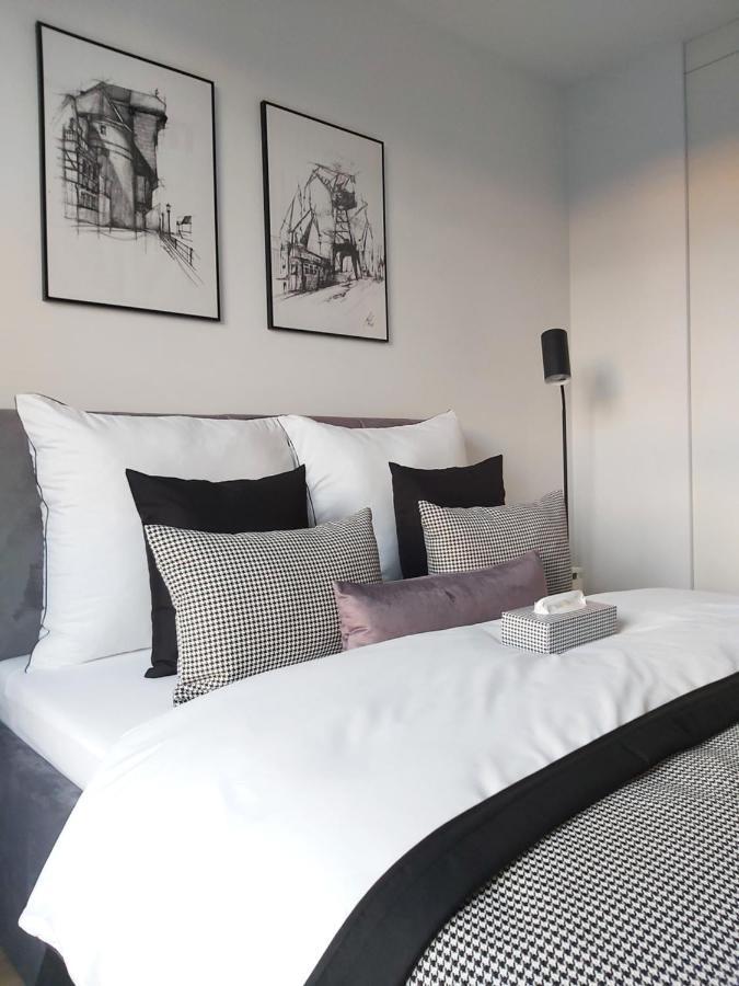 גדנסק Apartament 150 Zaspa Vvita Z Prywatnym Ogrodem I Tarasem מראה חיצוני תמונה